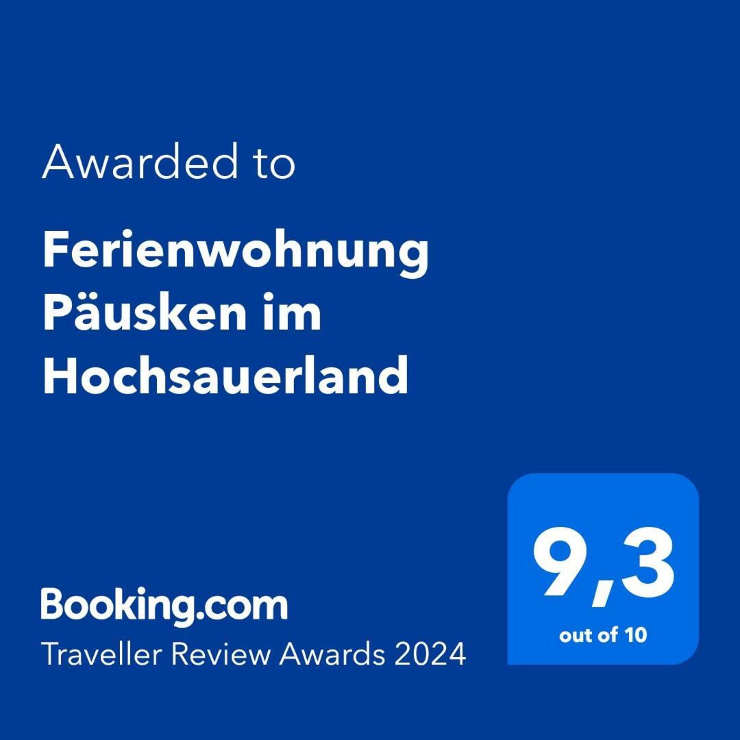 Ferienwohnung Paeusken Im Hochsauerland- E- Bike Und Auto Laden Moeglich Bestwig Extérieur photo